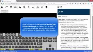 Linux+2.3 - switching terminals when keyboard input is captured by your local machine