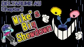 【DELTARUNE AU】Fangame Chapter3 Paper Mike battle (JP ver)【ペーパーマリオ風】