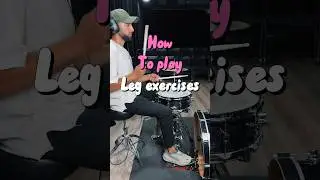 Very useful leg exercises 🦶💣 #drumlessons #drumless #hihat