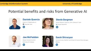 Potential benefits and risks from Generative AI, 27 July 2023