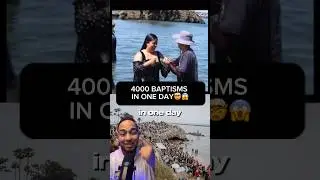🤯4000 Baptisms in ONE DAY!!😱 #jesus #religion #shorts #christianshorts #viral #fyp