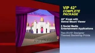 Photo booths and backdrops