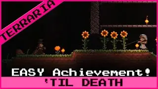'TIL DEATH ACHIEVEMENT: Using the Space Gun in Terraria | Let's Play Terraria | Terraria Gameplay
