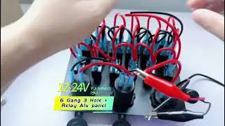 YJ SPA019 1 6 Gang 3 Hole Alu panel
