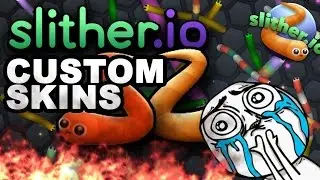 How To get Custom Skins on Slither.io!