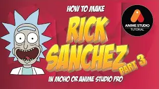 How to make Rick Sanchez in Anime Studio Pro 11 or MOHO Pro 12-13 PART 3