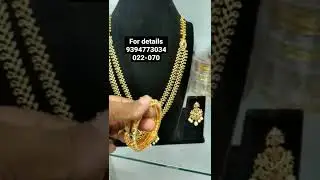 One gram gold jewellery with price details