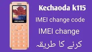 Kechaoda k115 imei change code 💯💯 ! kechaoda k115 invalid sim solution trick 2024