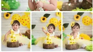 Baby first birthday photography ideas. New born baby first birthday photoshoot ideas