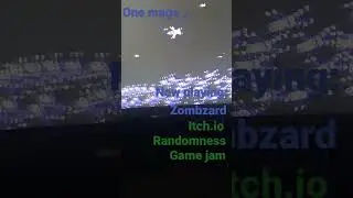 One mage vs a horde of space zombies 🧟‍♂️ Zombzard 🕹 #itchio