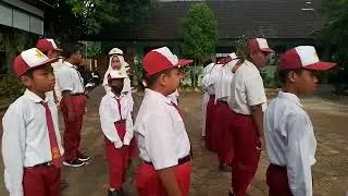 SDN Tasikmadu II_Pembacaan Teks UUD '45 dan Janji Siswa_Upacara Bendera_Senin 13022023