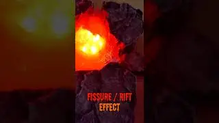 EASY GLOWING Lava / Fissure / Rift EFFECT - Tabletop Gaming, Miniature Wargaming