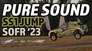Southern Ohio Forest Rally 2023 | SS1 with Jump | RALLY PURE SOUND