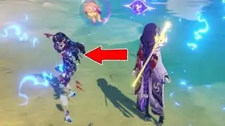 Trolling AFK people in co op(Genshin impact)🤣