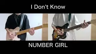 NUMBER GIRL 『I don't know』演奏してみた (バンドカバー 弾いてみた)