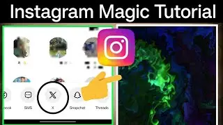 Instagram viral magic | Instagram reel share x magic | Instagram magic trick