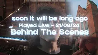 My first live show - Behind The Scenes!