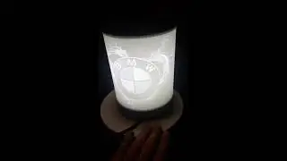Светильник ночник BMW. С димируемым сенсорным выключателем.