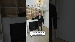 Шкаф вокруг камина в гостиной: обзор