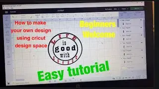 How to use cricut | Cricut beginners | how to create design in cricut| tee business | basic tutorial