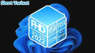 TPKLVM7524's "Cube Windows 11 Styled (V2)" Intro-Logo 【SSJ's Unenhanced | 35th M-S | Short Variant】