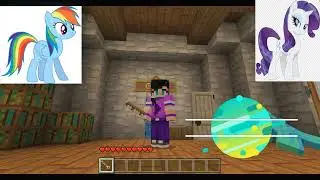 Rainbow Dash and Rarity Plays Minecraft Seaside Story Part 1! (A Free Map For Kids!) 