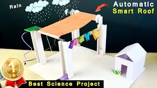 Automatic Smart Roof - Inspire Award Project | Best science Project 2024 | College & School Level