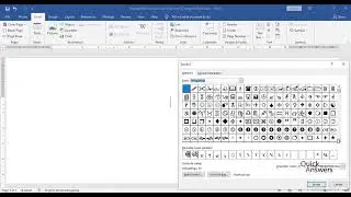 How to insert or type tick icon on word