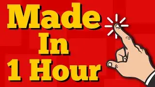 I Made a Game With Unity Software In 1 Hour | Simple Click Reaction Time Speed Test Game Tutorial