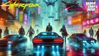 Grand Theft Auto VI  trailer but it's Cyberpunk 2077)  | Love Is a Long Road- (ft. Tom Petty)