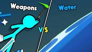 Long Jump Challenge with Every Weapon! Supreme Duelist Stickman