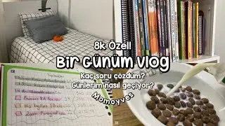 8k Özel Bir Günüm Vlog #studywithme #lgs2026 