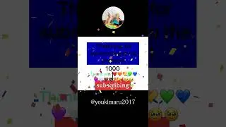 1000❤️  #shorts #thankyou