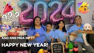 OUR NEW YEAR CELEBRATION @ HOME WITH SIMPLE GIFT GIVING! HAPPY NEW YEAR! WELCOME 2024