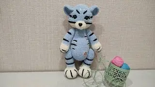 Игрушка амигуруми: Тигрёнок крючком (Tiger crochet)