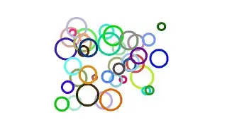 Simple Python Turtle Graphic and Code: Bubbles