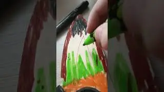 рисуем скорпион нож 1 часть