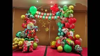 A compilation of Balloon Backdrop Setup I made
