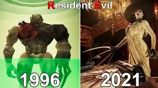 Evolution of Bosses in Resident Evil 1996 - 2021