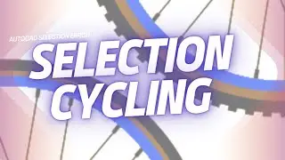 #28 Autocad Select Overlapping Selection Cycling