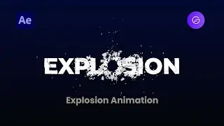 Learn to create a Explosion Animation using #aftereffects without using any third party plugin...