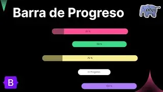 Crea una Barra de Progreso Dinámica con Bootstrap y PHP en Tiempo Real
