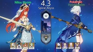 Nilou Bloom & Pokémon Hyperbloom | Spiral Abyss 4.2 Floor 12 9 Star