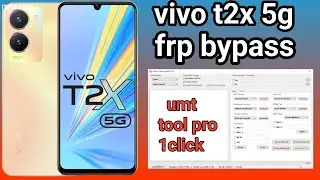 vivo t2x 5g frp bypass umt tool pro | latest security unlock | umt tool one click
