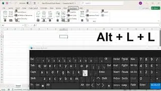 Shortcuts to open properties dialog box in excel