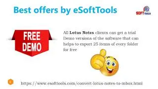 Lotus Notes to MBOX Converer Tool