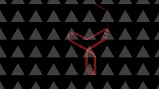 A lighthouse beam in a grid of prisms | Ray Optics & Ray Tracing | Physics Simulations