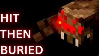 Spider Burying themselves In Minecraft??