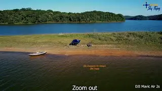 Drone na Represa Billings -SP  teste Zoom - maio 2024