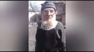 война на Украине, бабушка перепутала украинские войска с Российской Армией